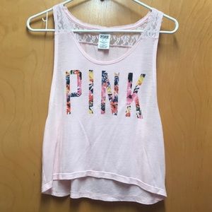 Floral Pink Tank Top